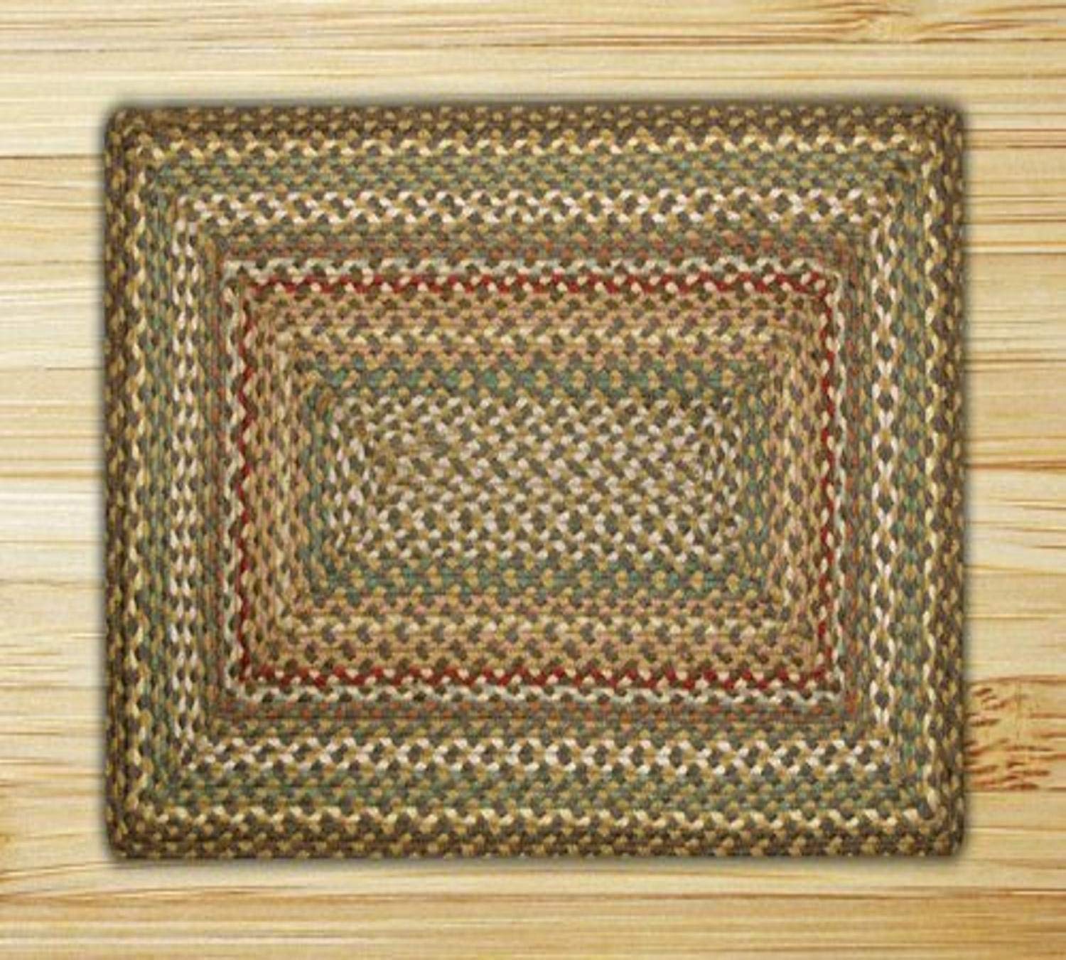 Premium Earth Rugs 4x6 Feet Natural Fir/Ivory Handmade Jute Area Rug - Perfect for Living Room, Bedroom & Boho Home Decor
