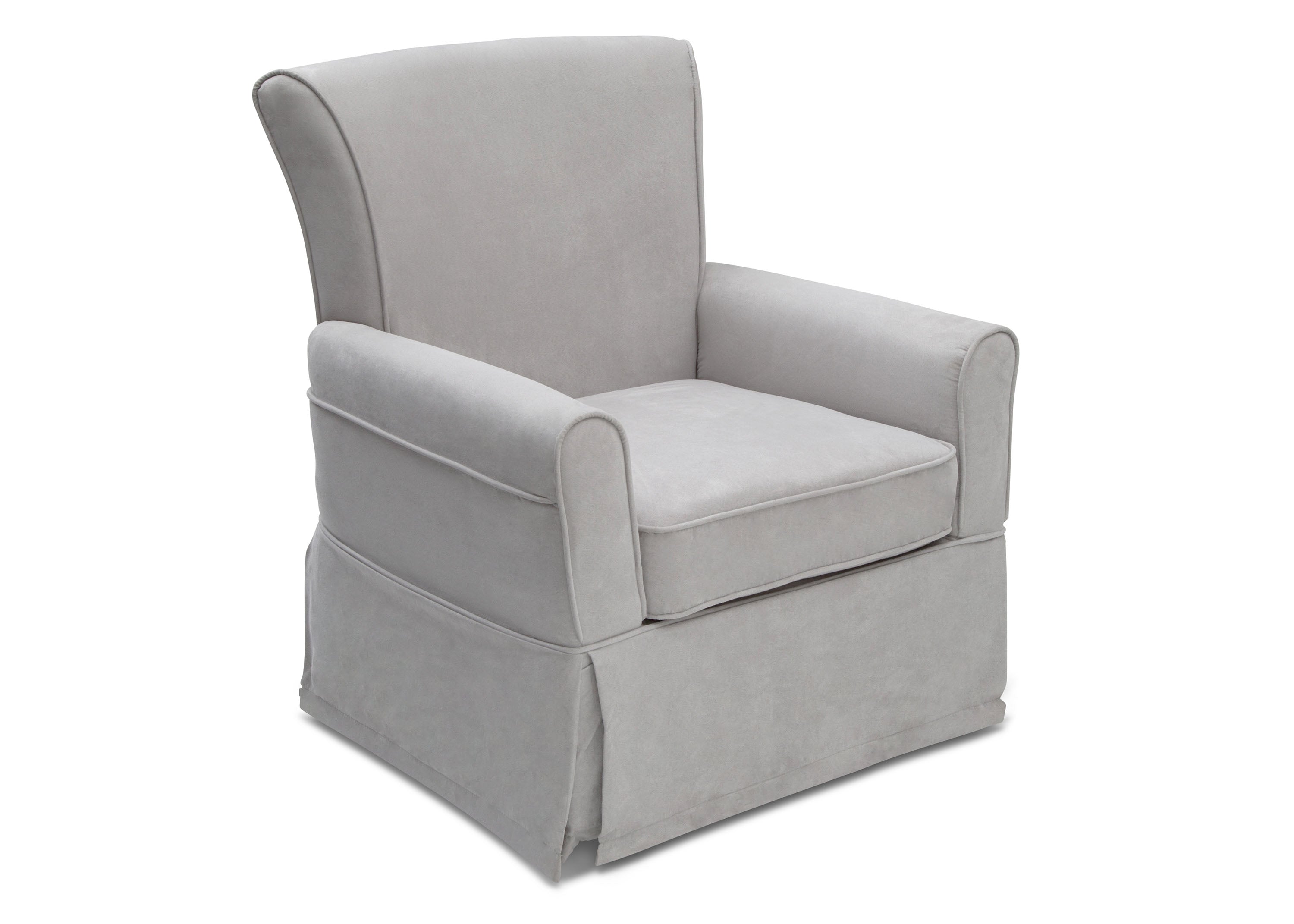 Benbridge Upholstered Glider Recliner Chair - Comfortable Nursery Rocking Chair with Padded Seat and Back Support - Perfect for Baby Nurseries, Living Rooms & Bedrooms