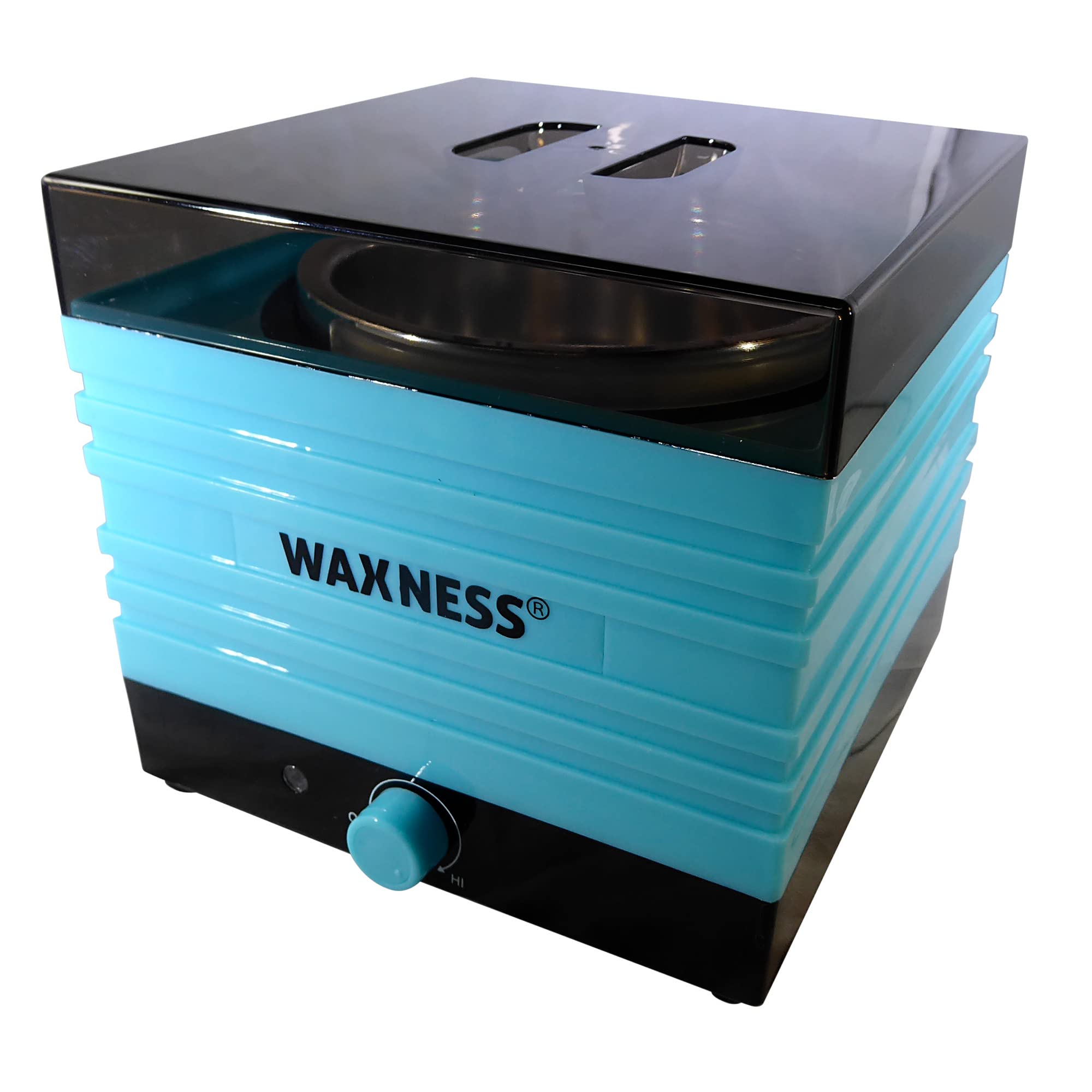 Waxness W-CUBE Teal Wax Warmer - 1 lb Electric Candle Wax Melter for Home Aromatherapy & Relaxation | Perfect for Bedroom, Spa, and Office Use