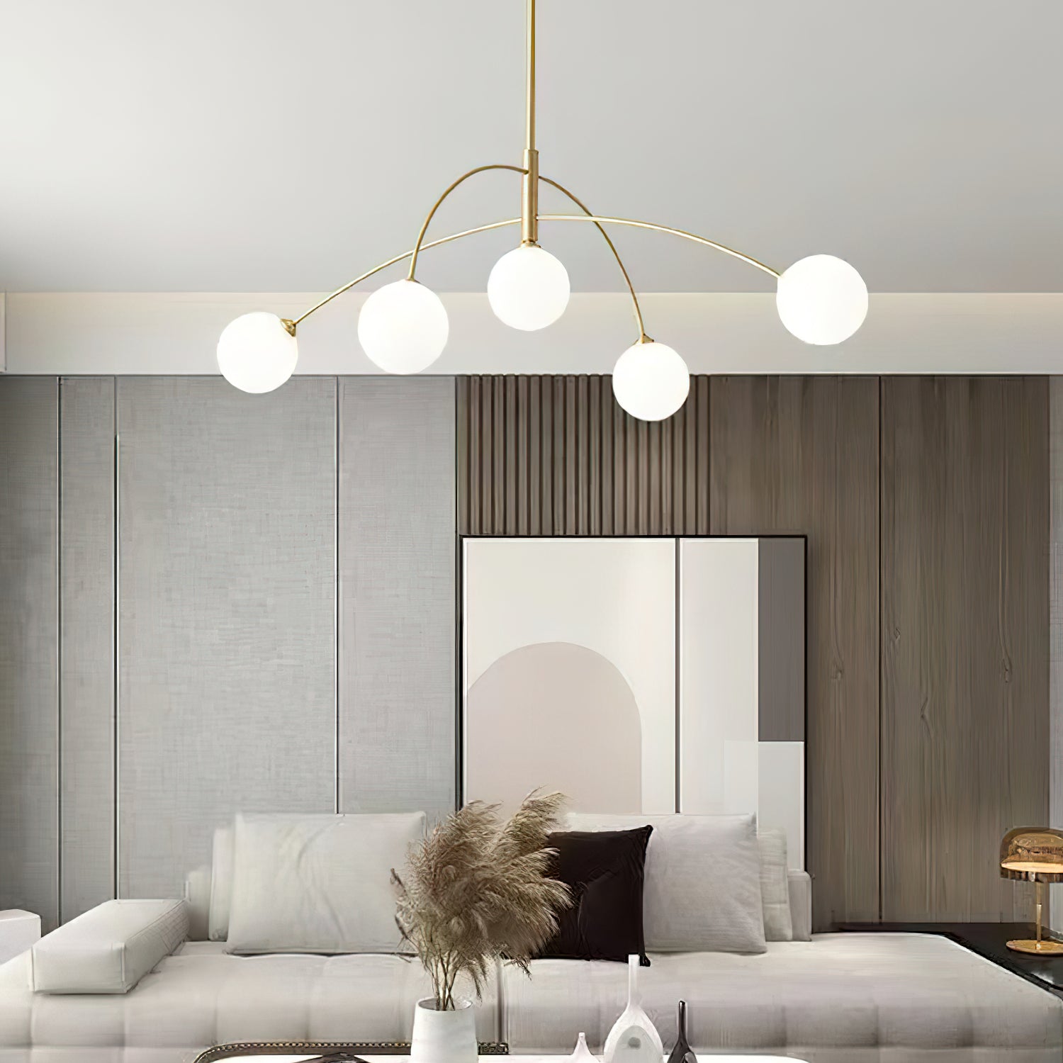 Elegant Fellows Chandelier - Modern Crystal Ceiling Light Fixture for Dining Room, Living Room & Bedroom | Perfect for Home Decor & Interior Design