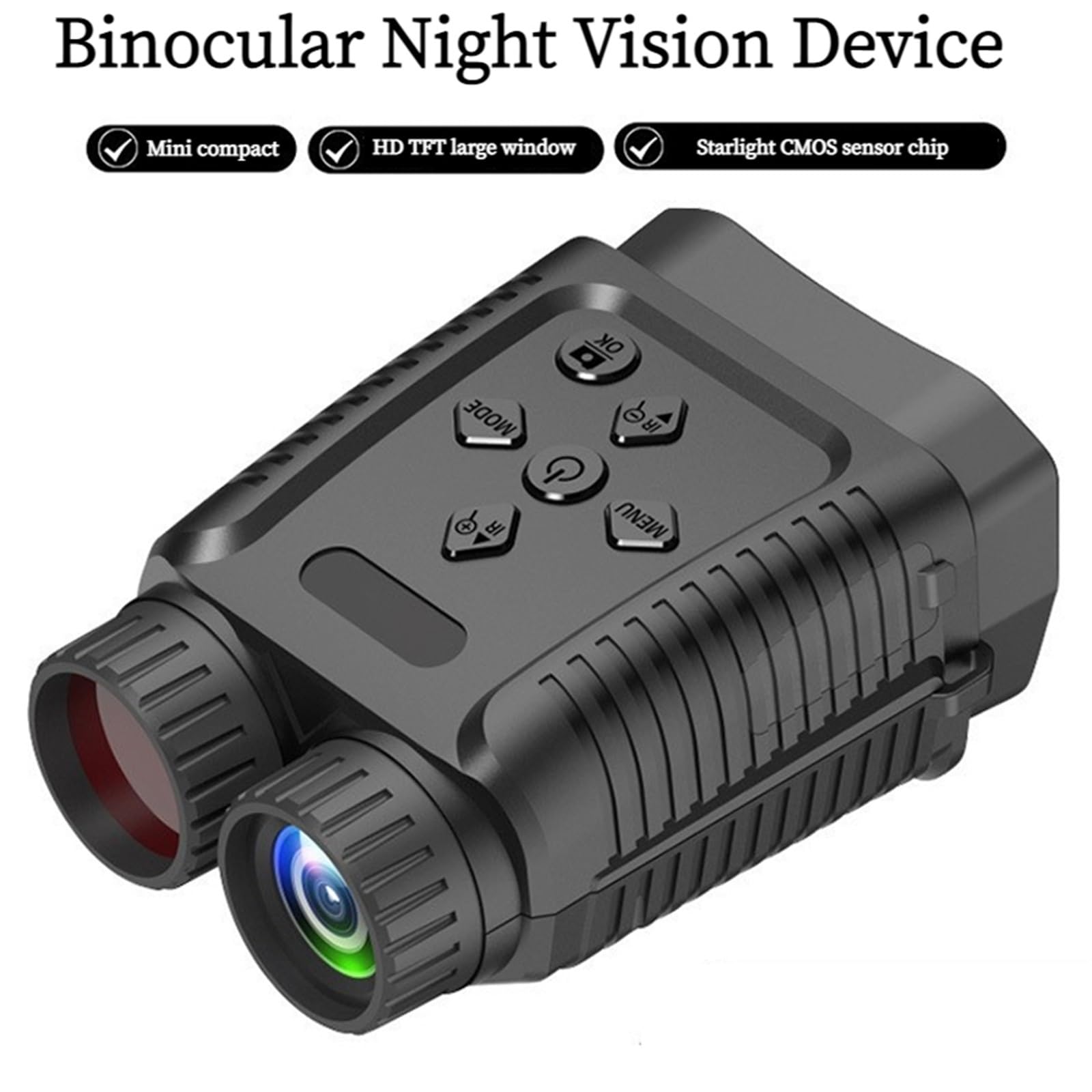 HD Digital Night Vision Binoculars - Long Range 1080P Night Vision Goggles for Outdoor Hunting, Wildlife Observation & Security Surveillance