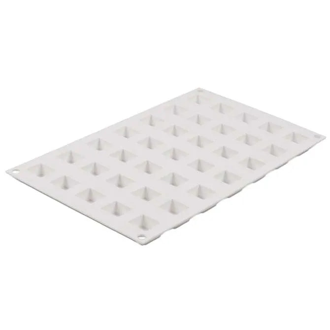 Micro Flex Square 5 Silicone Mold - 35 Different Shapes for Baking, Candy Making & DIY Crafts - Perfect for Cupcakes, Chocolates, Soaps & Resin Art Projects
