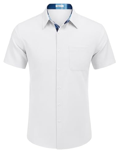 White - Blue Plaid