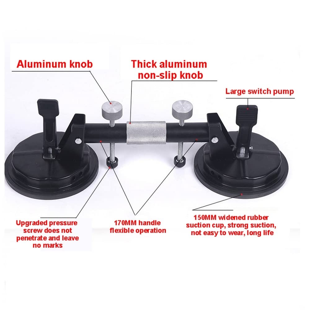 **15cm Marble Tile Leveling System - Vacuum Suction Cup Seam Setter for Seamless Stone Tiling | Perfect for DIY Home Renovation & Professional Floor Installation**