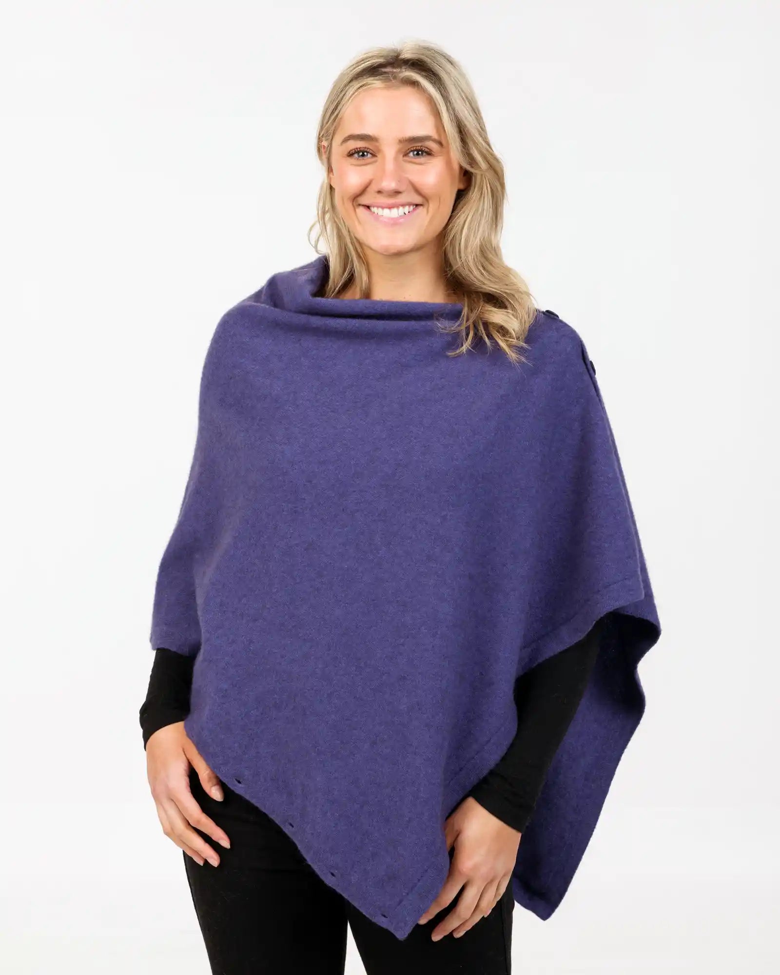 Violet Women's AnyWay Possum Merino Wrap - Soft & Warm Wool Shawl for Winter - Perfect for Outdoor Activities, Travel & Casual Wear