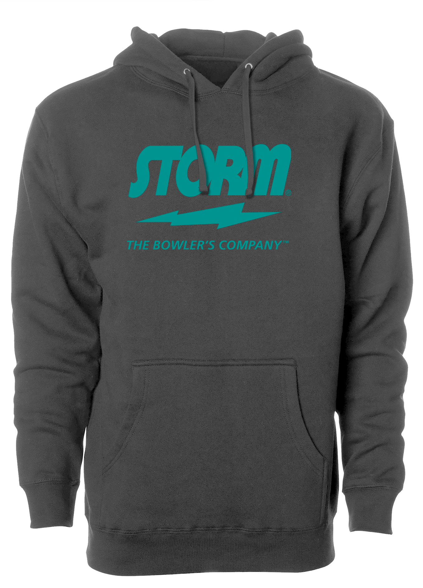 Storm The Bowler's Company Hoodie Teal - Premium Bowling Hooded Sweatshirt for Men & Women - Comfortable & Stylish for Bowling Leagues, Practice & Casual Wear