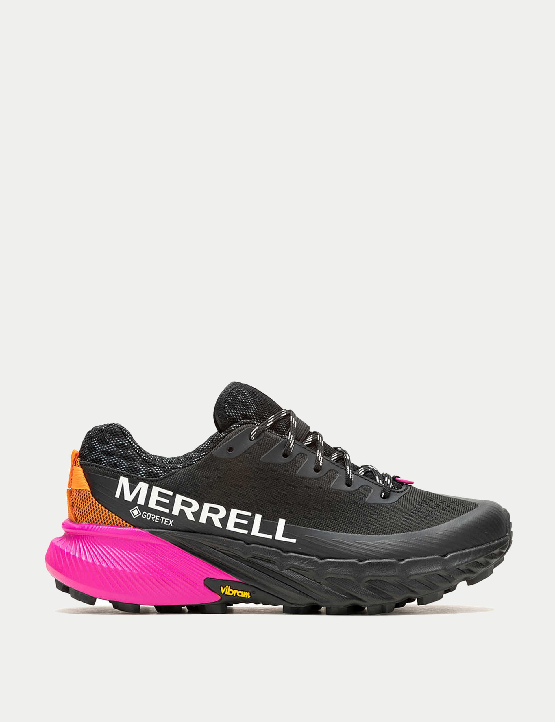Agility Peak 5 Gore-Tex Waterproof Hiking Shoes for Men - Black/Multi Color - Trail Running & Outdoor Adventure Footwear