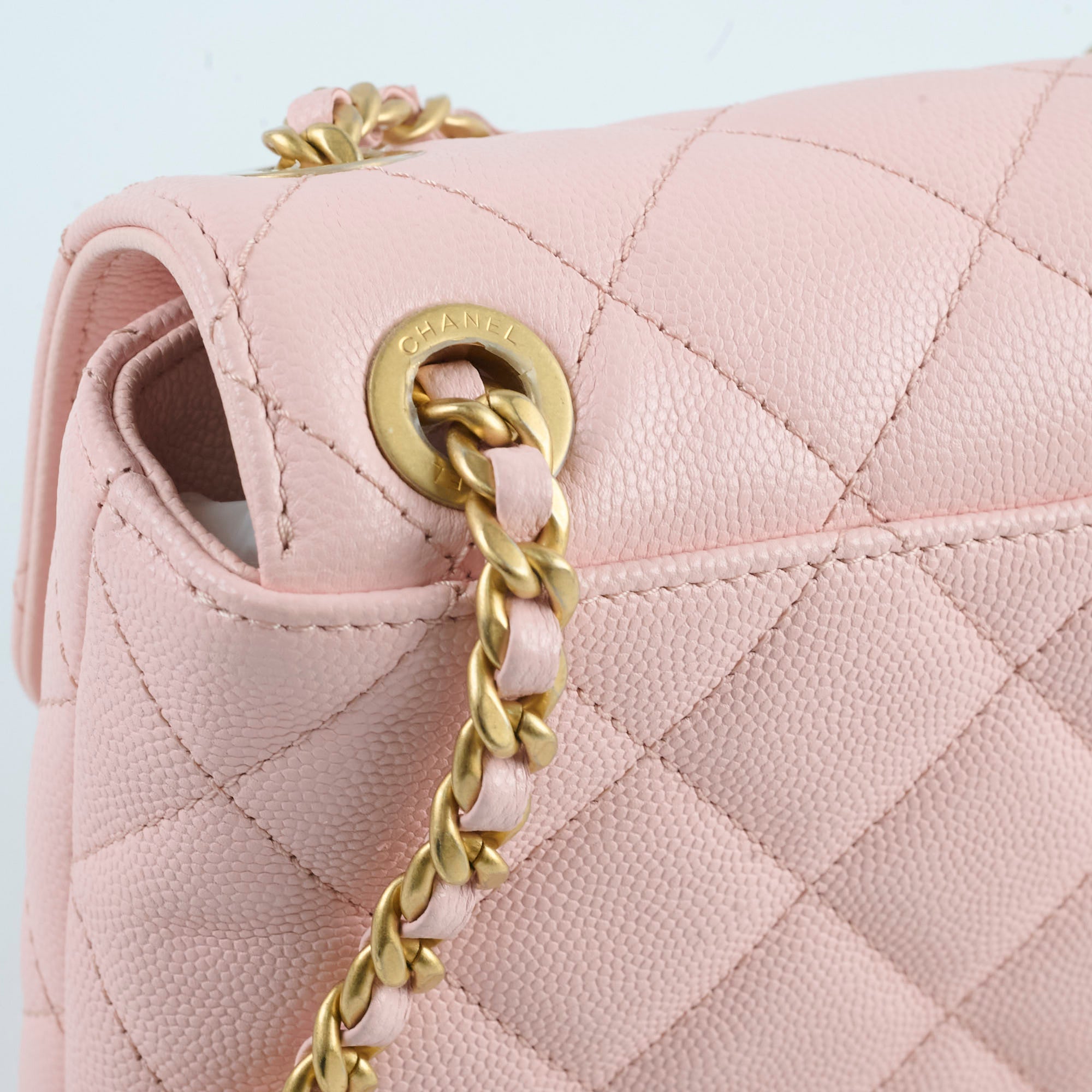 Chanel Pink Caviar Quilted Flap Bag with Microchip - Luxury Handbag for Women, Perfect for Parties, Date Nights & Special Occasions