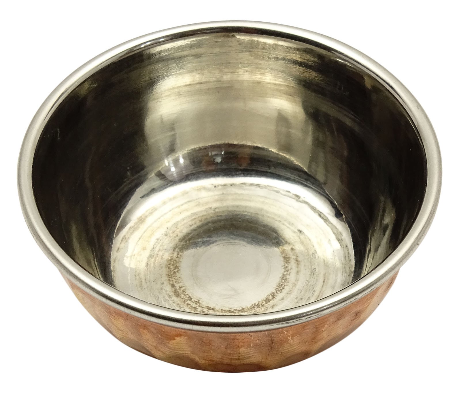 Premium Copper Bowl for Indian Food - Authentic Katoris Utensil & Tableware - Elegant Finger Bowl (1 Piece) - Perfect for Traditional Dining, Religious Ceremonies & Home Decor