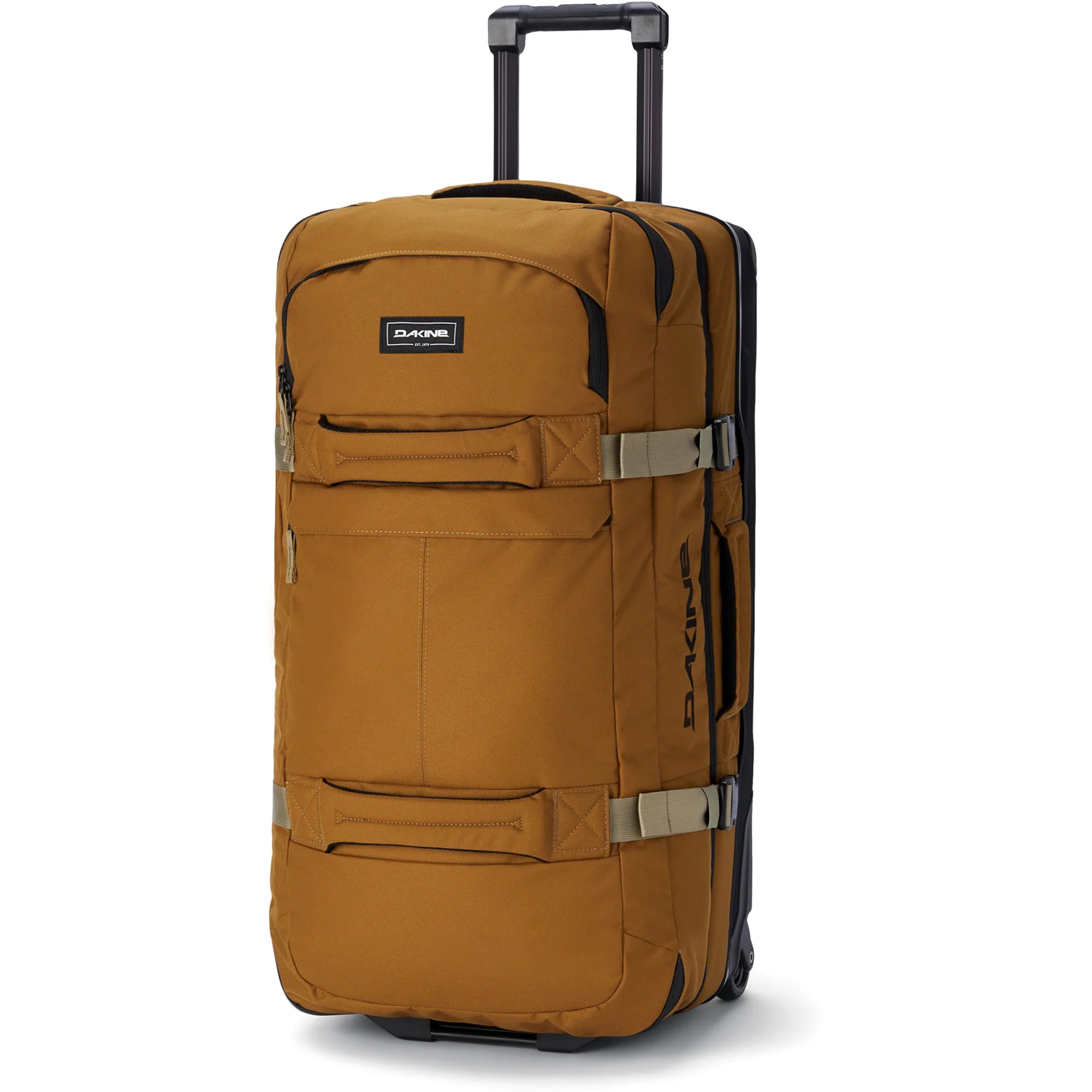 Dakine Split Roller Bag 85L - Durable Rubber Travel Luggage for Airports, Adventure Trips & Business Travel - Spinner Wheels & Expandable Design