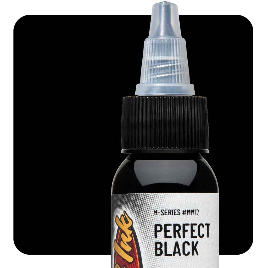 Premium Black Permanent Ink - Ideal for Tattoos, Calligraphy, and Art Projects