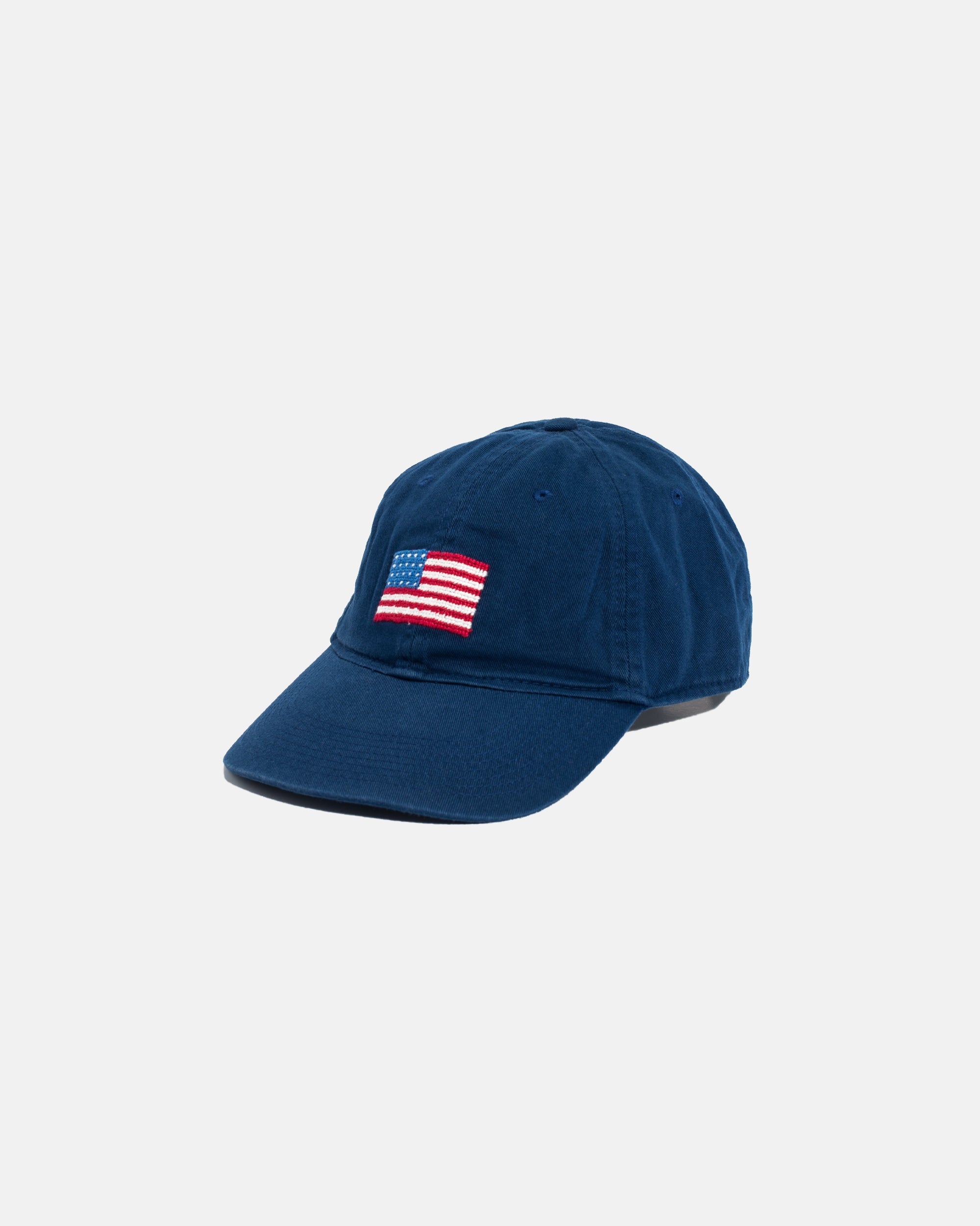 Patriotic USA Flag Needlepoint Hat - Embroidered American Flag Baseball Cap for Men & Women - Perfect for 4th of July, Veterans Day, and Outdoor Events