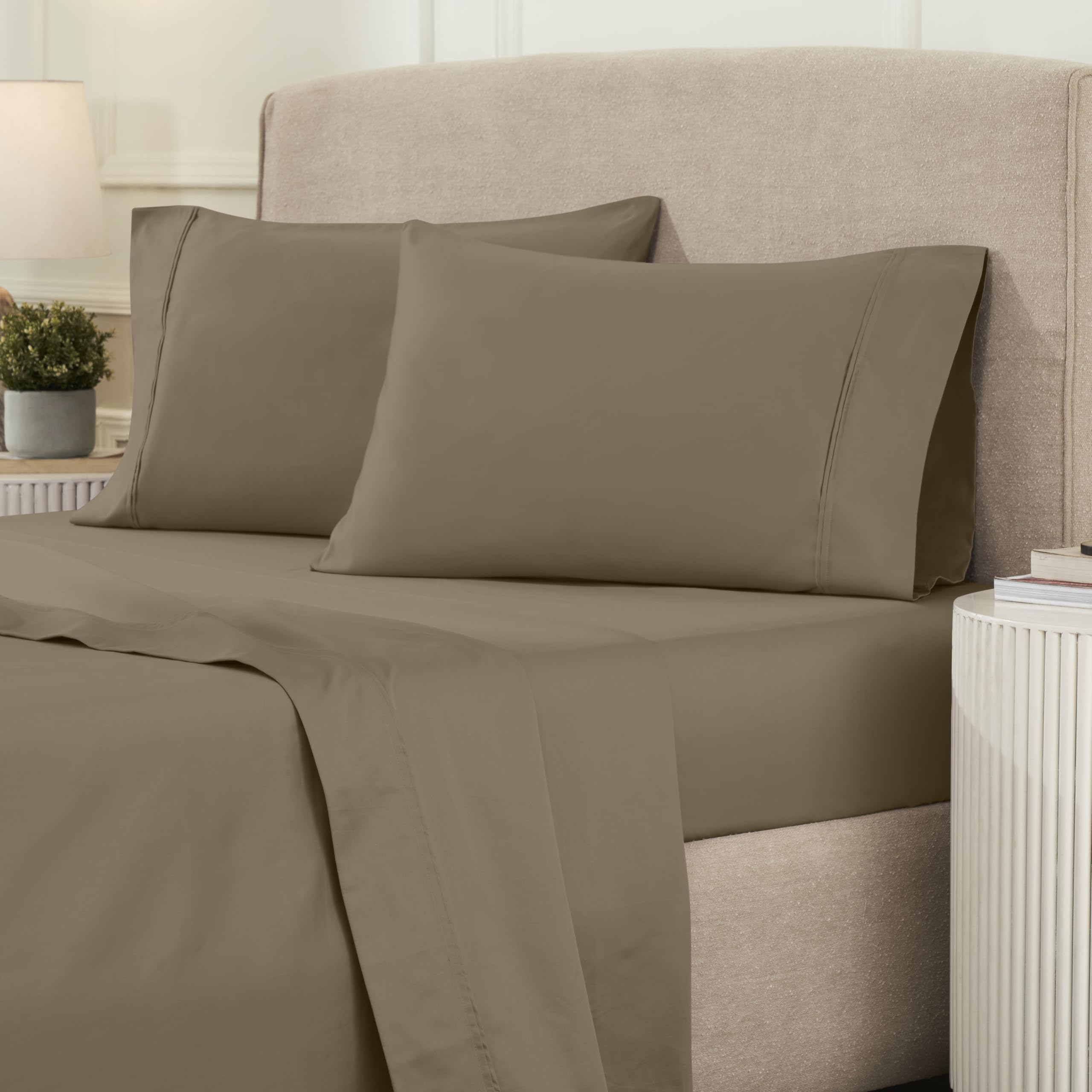 Premium 1200-Thread Count Egyptian Cotton California King Sheet Set - 18