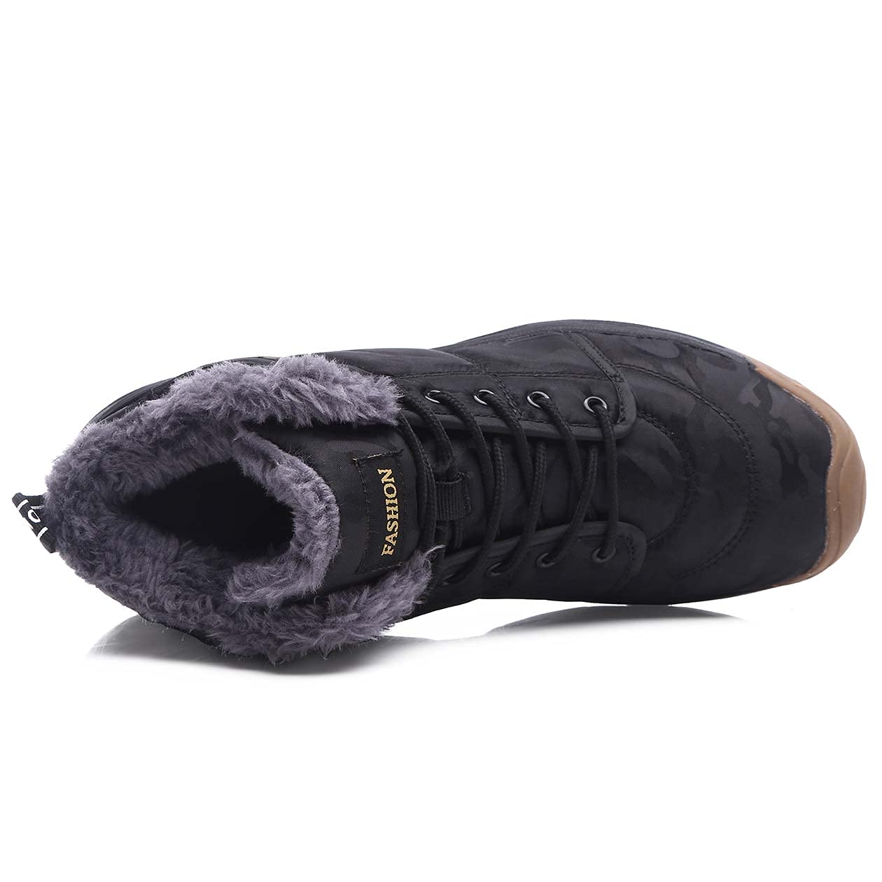 CERYTHRINA Men's & Women's Waterproof Snow Boots - Winter Hiking Boots with Fur Lining for Trekking & Backpacking | Warm, Slip-Resistant Outdoor Shoes for Snowy Trails & Mountain Adventures