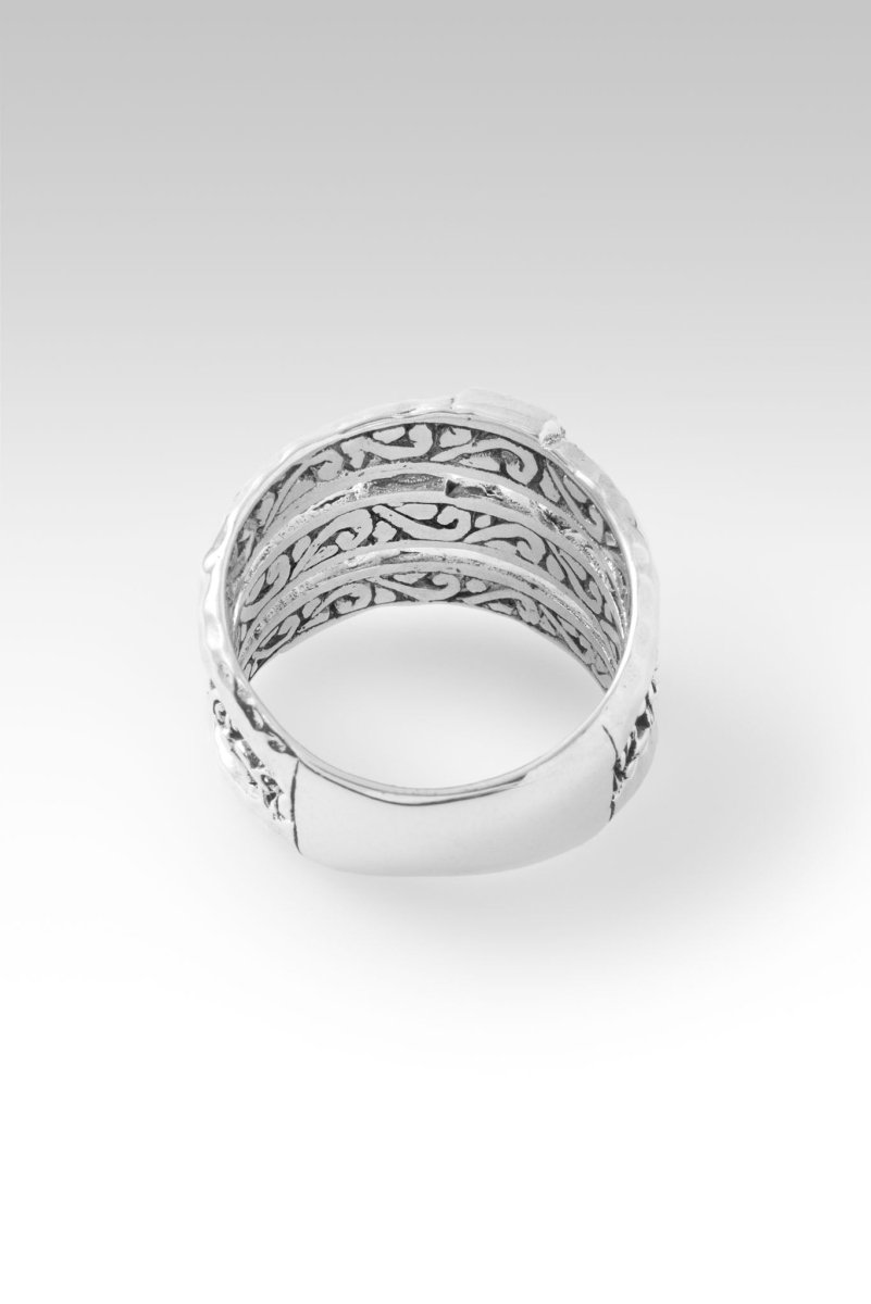 Frangipani Chain Broken Ring - Elegant Adjustable Boho Jewelry for Women, Perfect for Casual Wear, Parties & Special Occasions