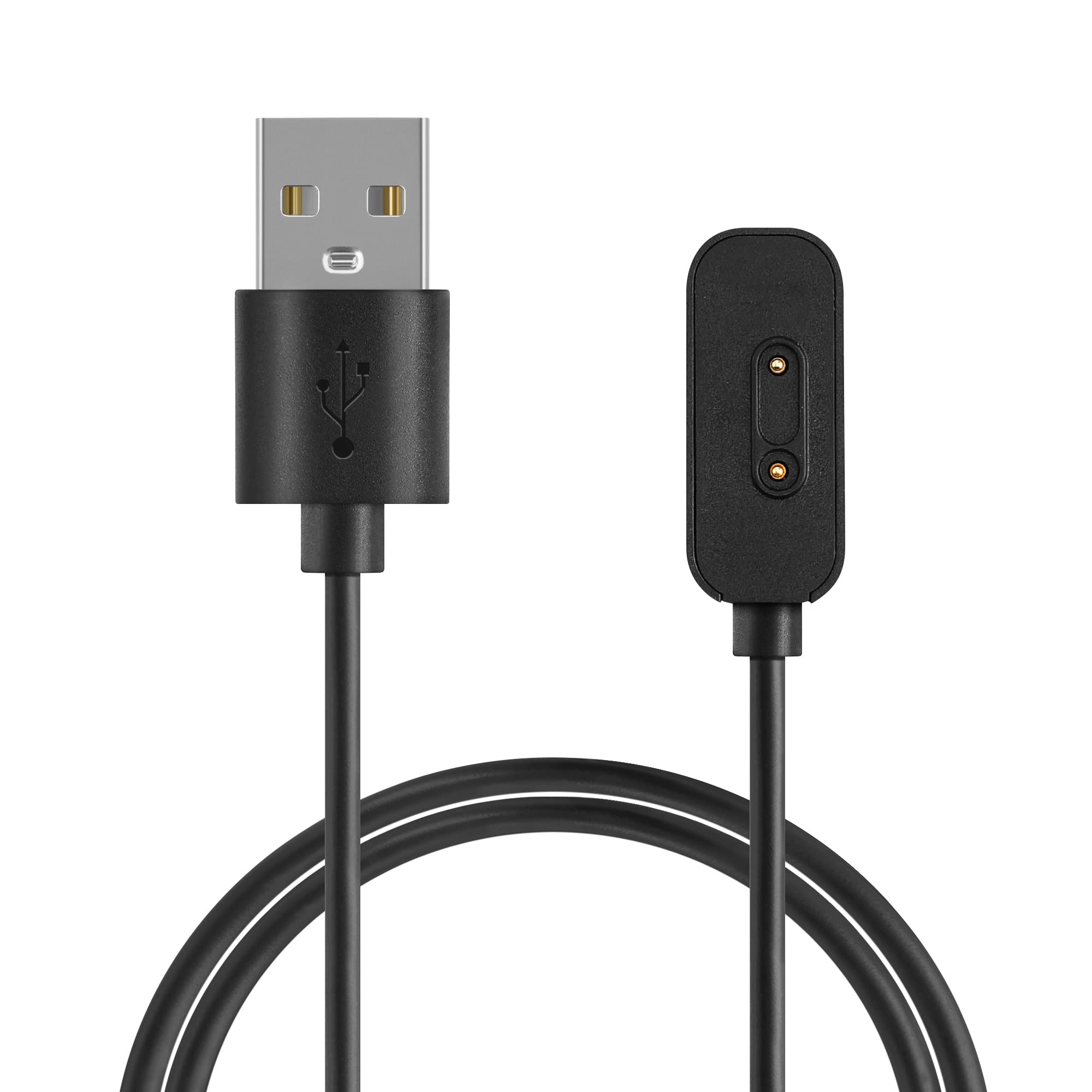 kwmobile USB Charger Cable for XPLORA X5, X5 Play & X4 Smartwatch - Fast Charging Cord - Black | Perfect for Home, Office & Travel Use