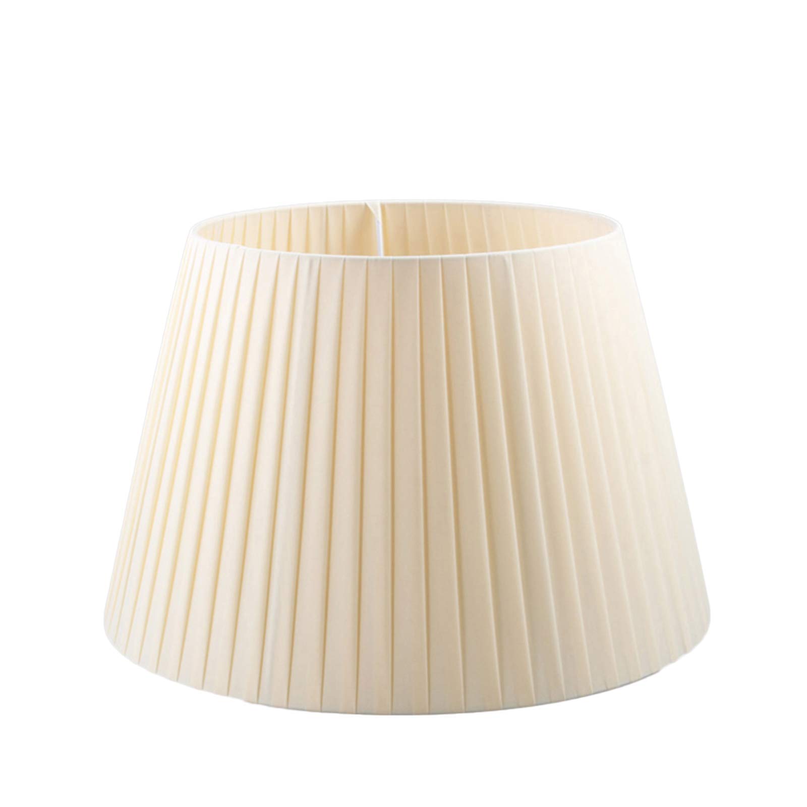 ADSE Pleated Fabric Lampshade - DIY Anti-Glare Table Lamp Cover for Floor & Wall Lamps, 28CM Apricot - Perfect for Living Room, Bedroom & Office Lighting Decor