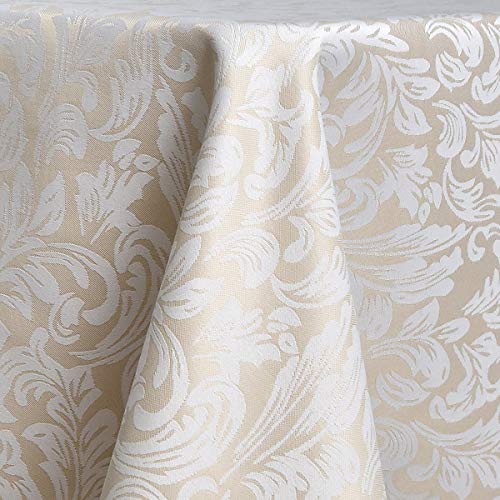 Beige With White