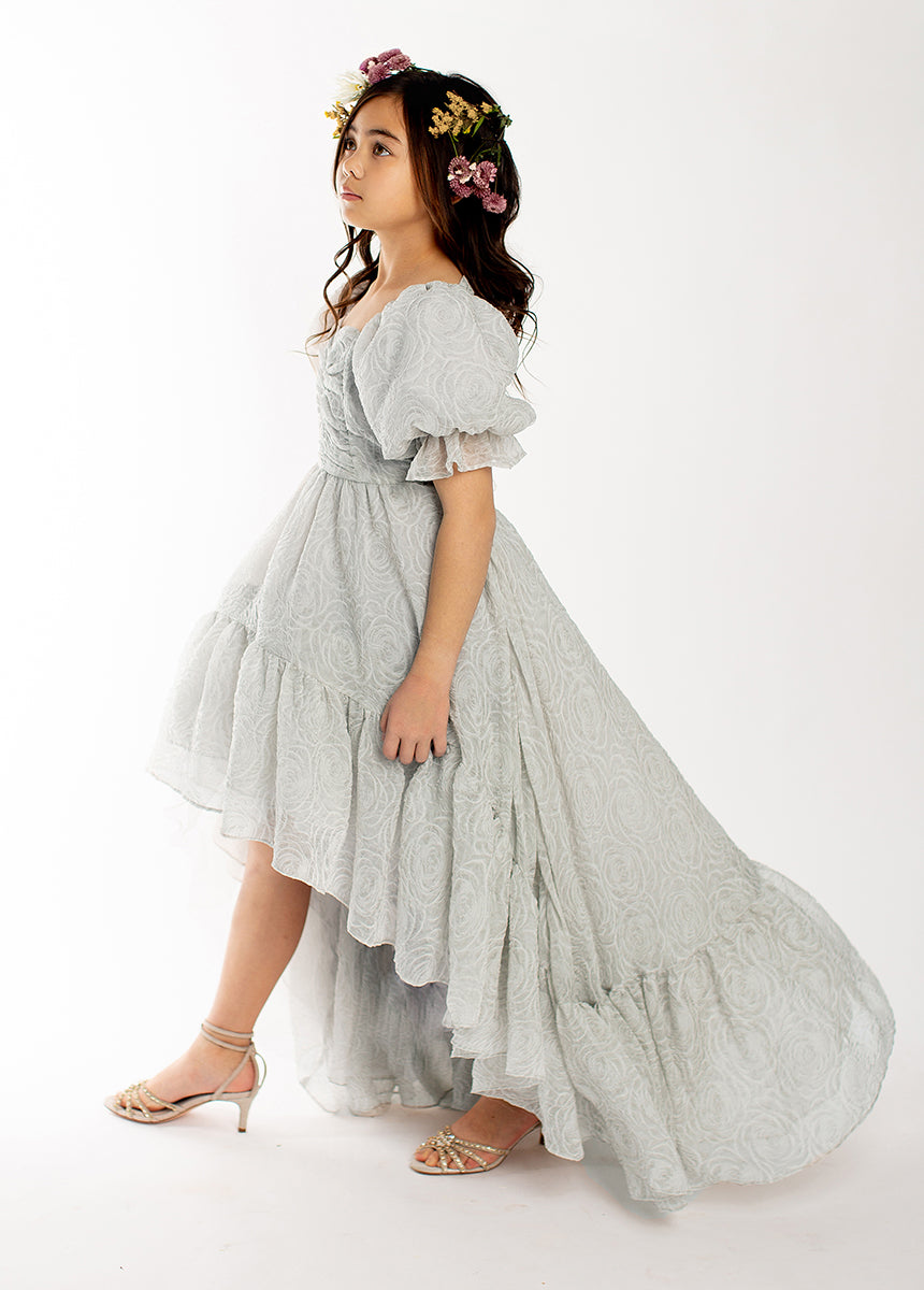 Shwaney Impact Dress in Smoke - Elegant Women's Party & Evening Gown for Weddings, Cocktail Events & Special Occasions