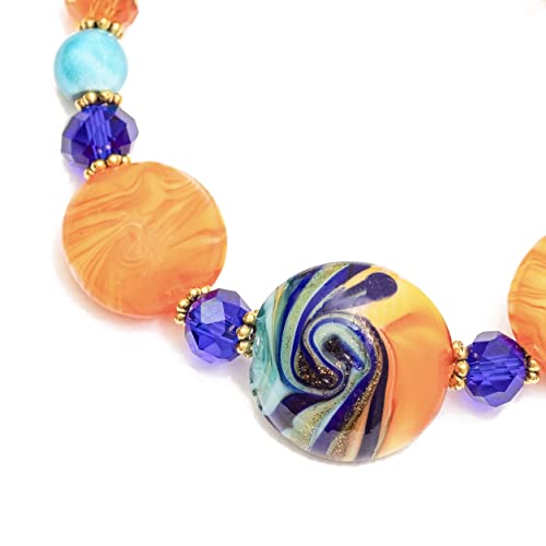 Cancun - Orange/Blue