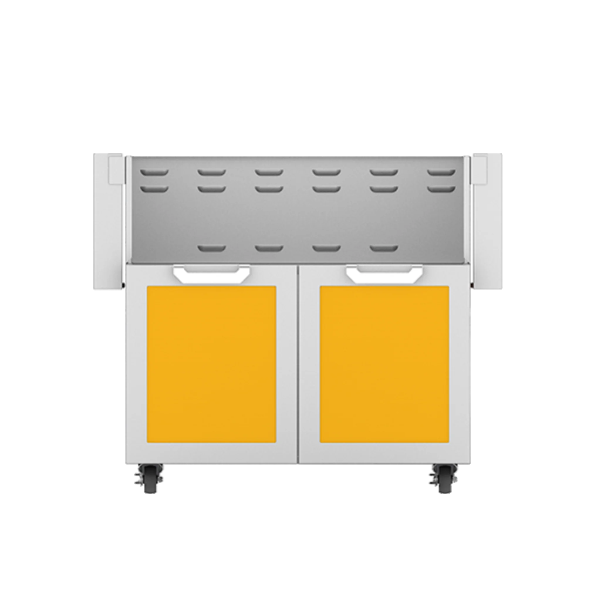 Hestan GCD36 36-Inch Outdoor Stainless Steel Tower Cart with Double Doors - Perfect for Patio, BBQ, and Outdoor Kitchen Storage