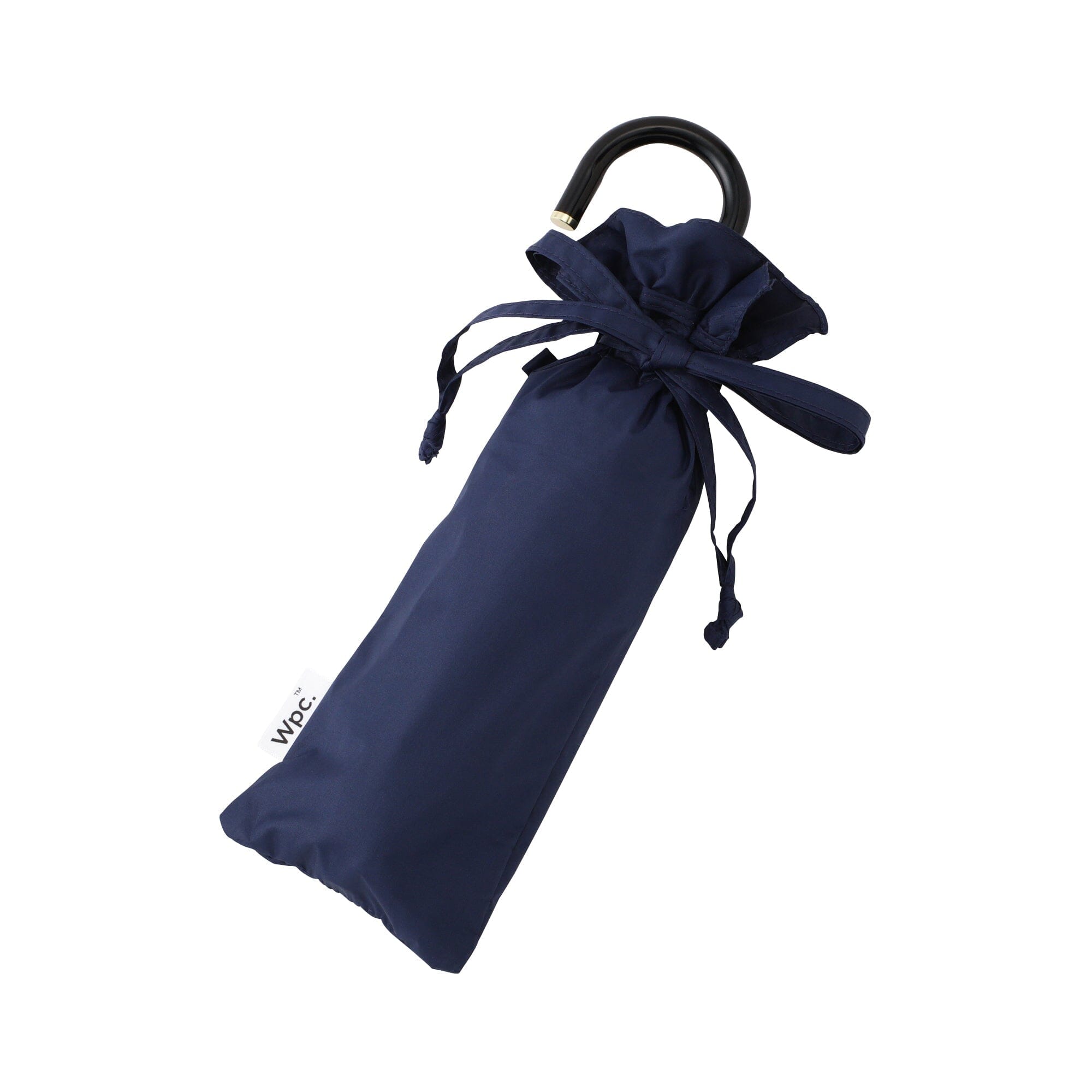 Classic Frill Folding Umbrella 50Cm Navy - Compact Travel Umbrella for Sun & Rain Protection - Perfect for Outdoor Activities, Commuting and Travel