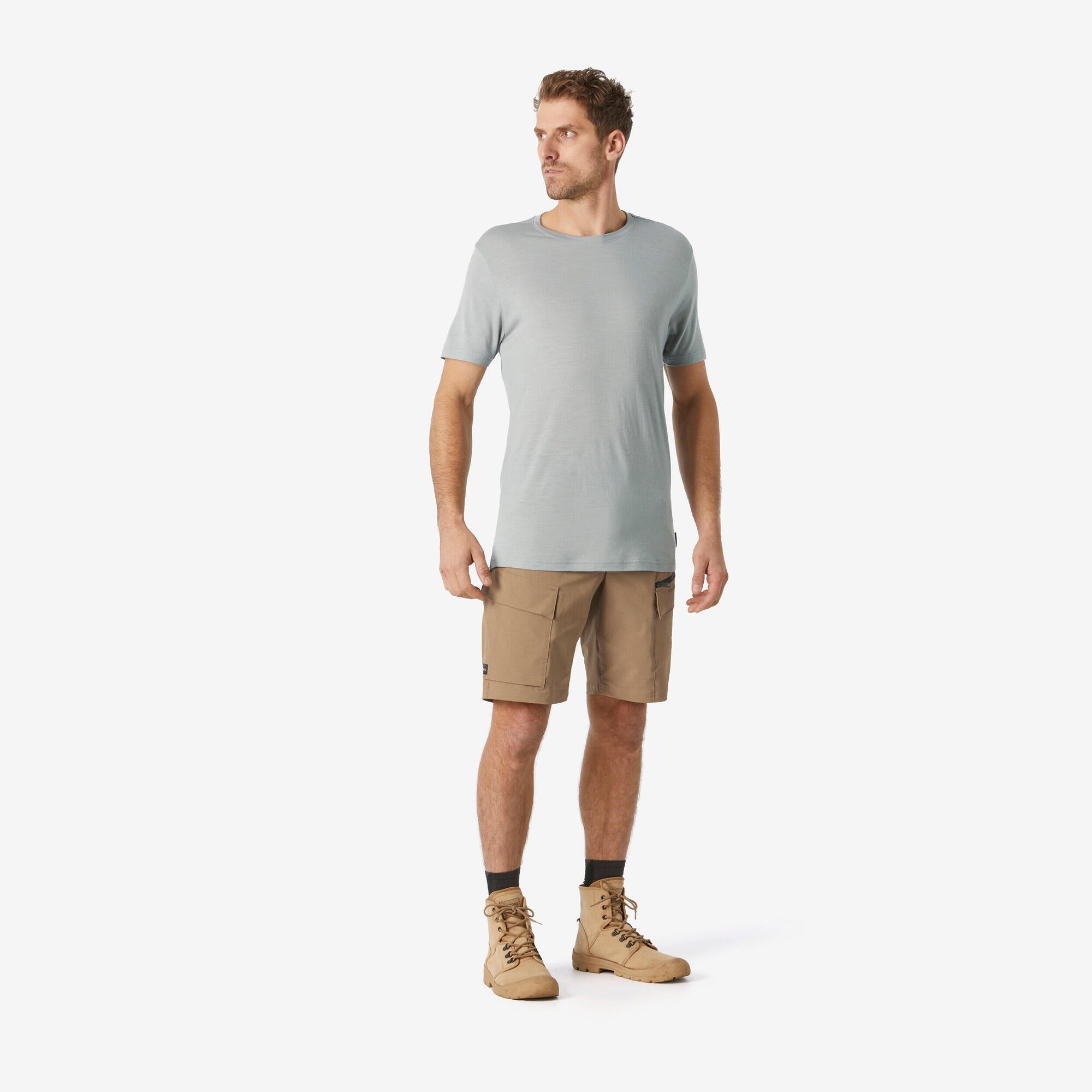 Forclaz Men’s Travel 900 Hiking Shorts - Lightweight Quick-Dry Outdoor Adventure Pants for Trekking & Camping