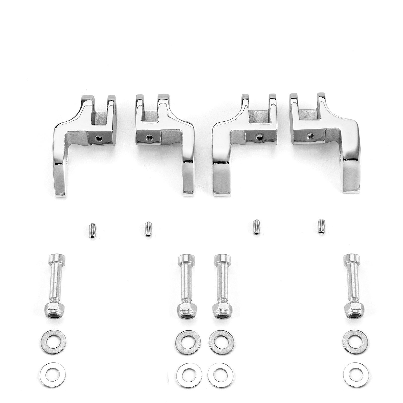 2000-2017 Harley Softail FL Models Driver Floorboard Out & Forward 1 Brackets - Compatible with Harley Davidson Motorcycles - Perfect for Long Rides and Custom Bike Builds
