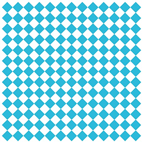 White with Blue Ink