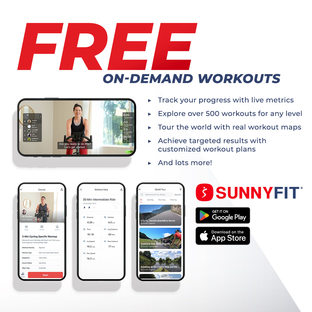 Tryden Smart Magnetic Exercise Bike with Bluetooth Connectivity - Perfect for Home Workouts & Indoor Cycling Training