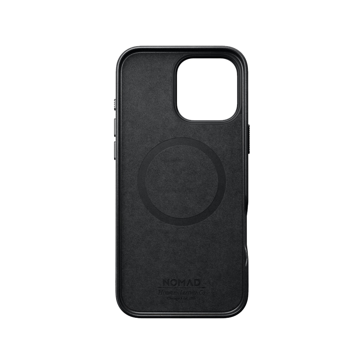 Nomad Premium Horween Leather Case for iPhone 16 Pro Max - Durable & Stylish Protective Cover (Black) - Perfect for Business & Everyday Use