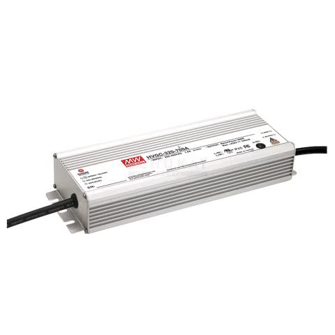 MEAN WELL HVGC-320-1400A 320W Constant Current LED Driver Power Supply 1400mA 114.3-228.6V - Perfect for Commercial LED Lighting, Stage Lights, and Architectural Illumination