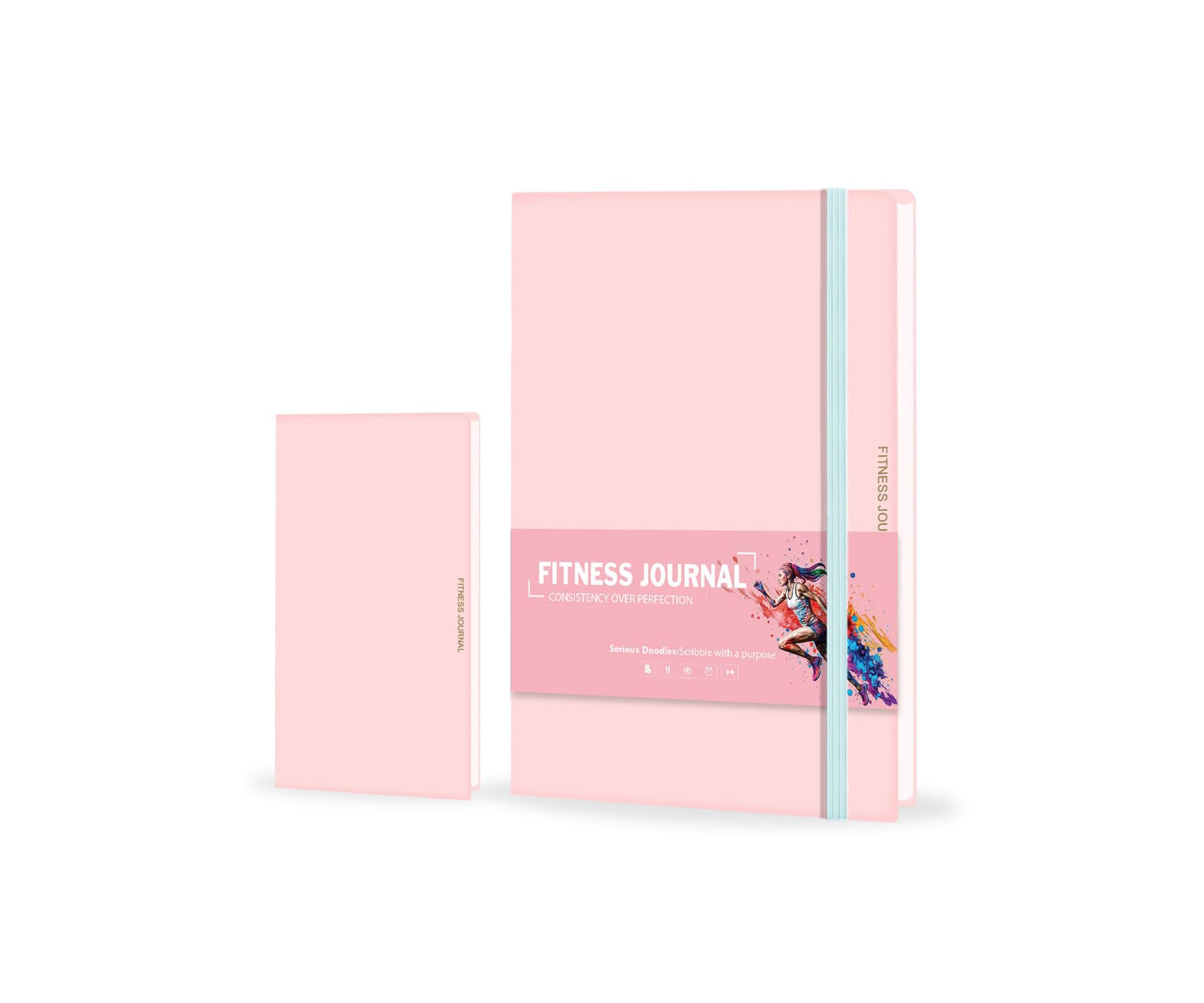Premium Fitness Planner - Workout Journal for Men & Women, Gym Goals Tracker for Home & Gym Use