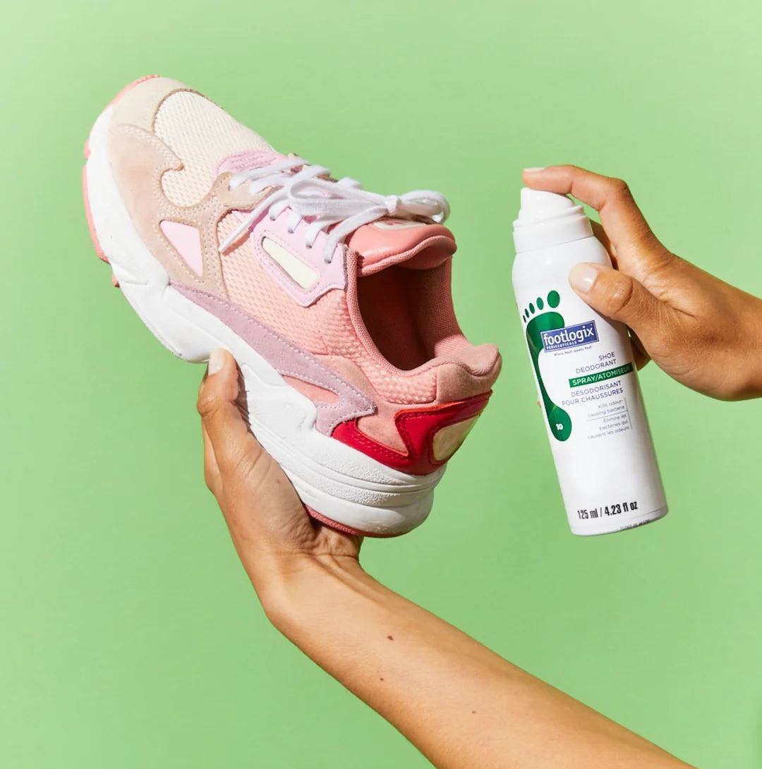 Footlogix Shoe Deodorant Spray - Eliminates Odor & Keeps Shoes Fresh - Perfect for Gym, Sports & Daily Wear