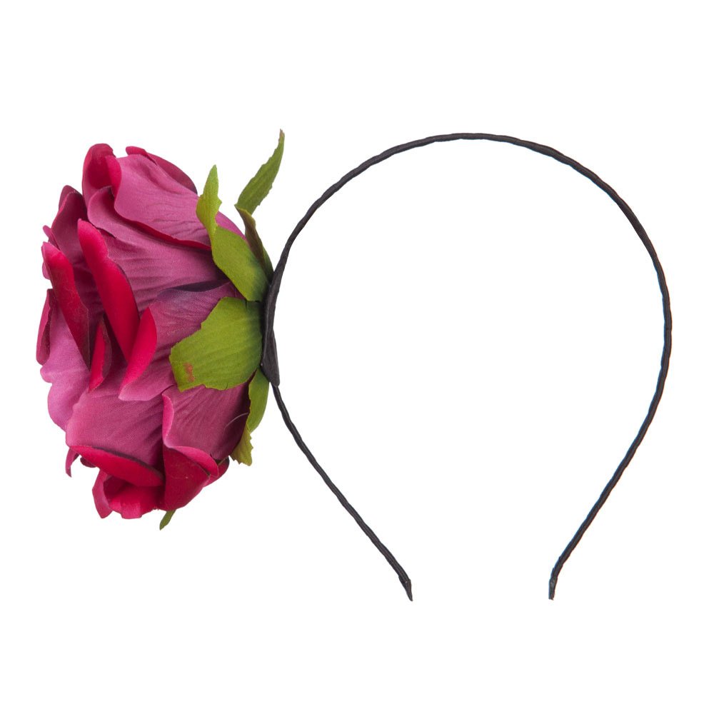 Jeanne Simmons Women's Rose Floral Headband - Elegant Hair Accessory for Weddings, Parties & Everyday Wear