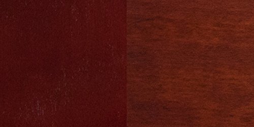 Flash Furniture Lacey Series Solid Back Mahogany Wood Bar Stool - 24