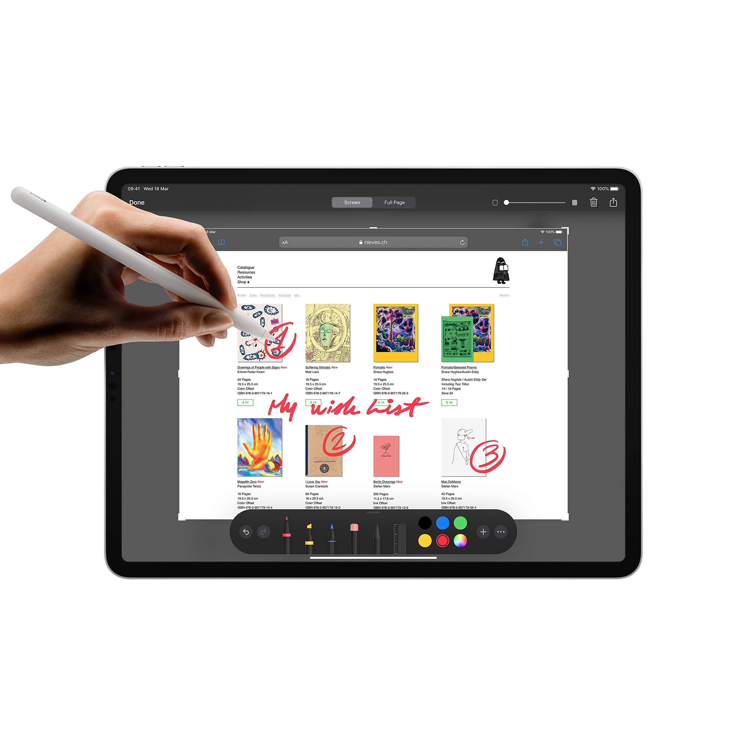 2020 Apple iPad Pro 11-inch Wi-Fi 1TB Silver (2nd Gen) - Renewed Premium Tablet for Work, Study & Entertainment
