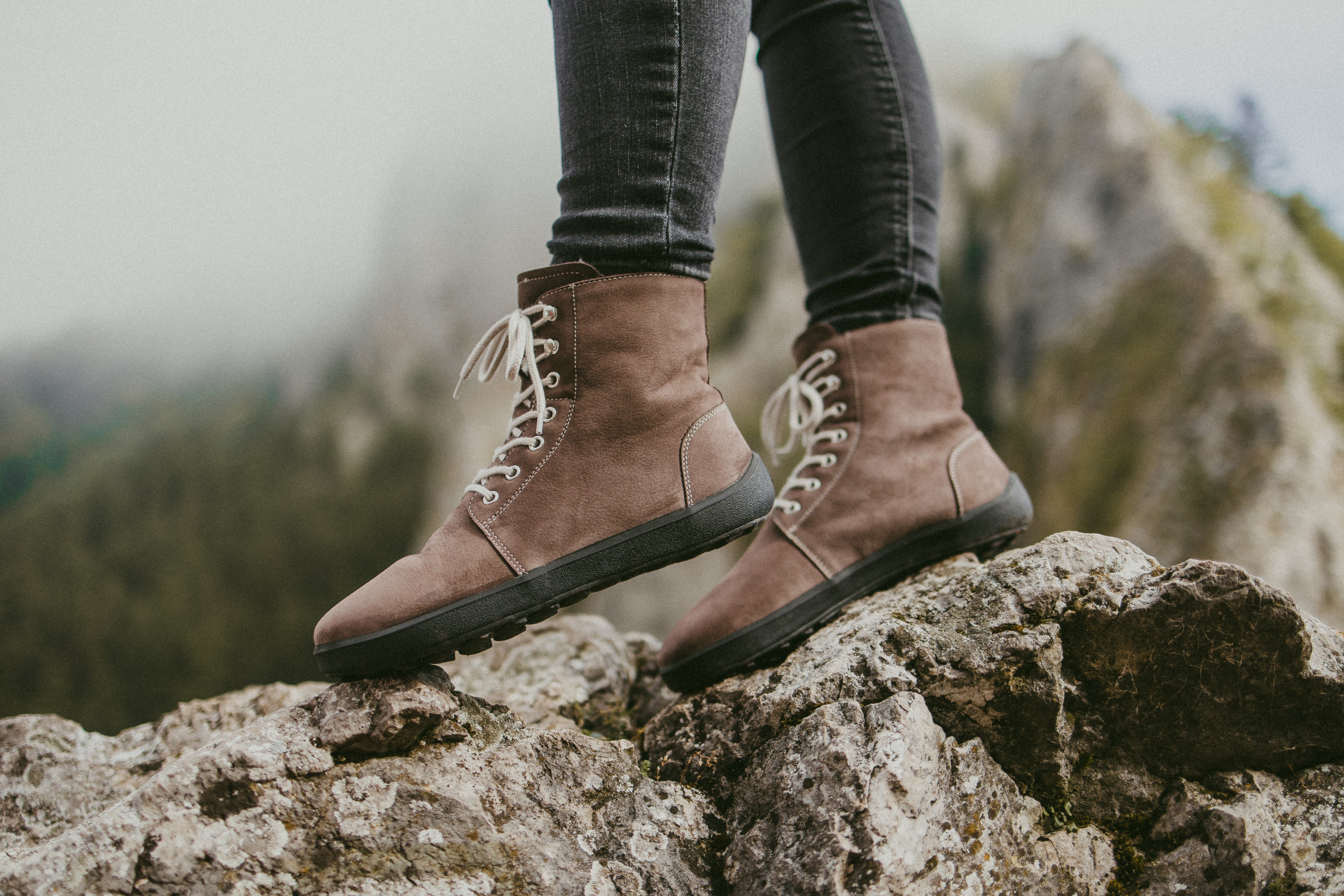 Be Lenka Winter 3.0 Barefoot Boots for Women - Warm Chocolate Brown Minimalist Shoes | Cold Weather Walking, Hiking & Outdoor Activities