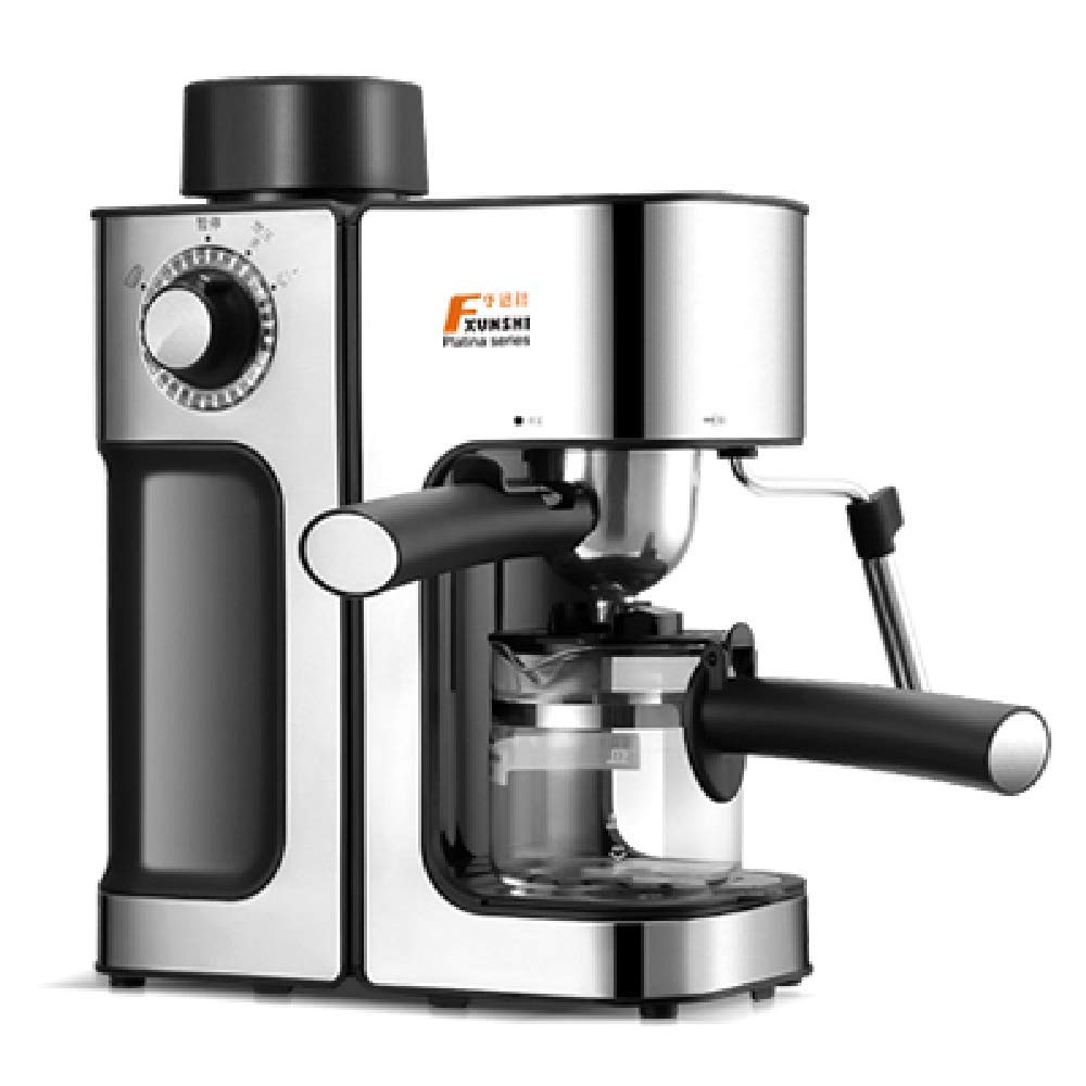 Automatic Espresso Coffee Maker Machine with Milk Frother - Semi-Automatic Steam Pump Pressure for Home & Office Use - Perfect for Lattes, Cappuccinos & Americanos