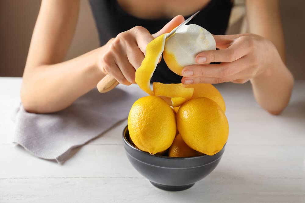 Organic Lemon Peel Powder for Skin & Hair Care - 100% Natural Citrus Limonum, Dried Lime (Nimbu) - Brightens Skin, Evens Tone, Face Mask & Pack - 100g (Pack of 2) - Perfect for DIY Beauty Treatments & Healthy Hair Routines