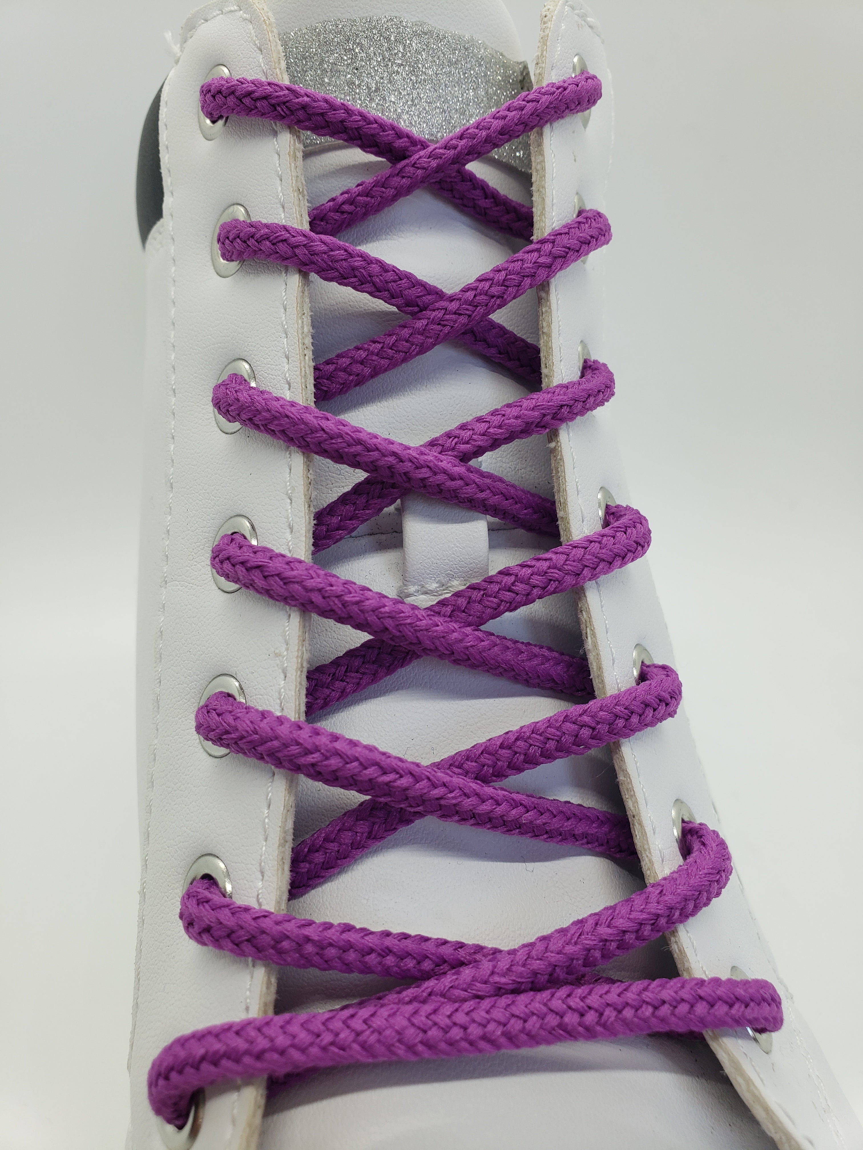 Premium Round Solid Shoelaces - Light Purple Color | Durable & Stylish Replacement Laces for Sneakers, Boots & Casual Shoes | Perfect for Running, Walking & Everyday Wear