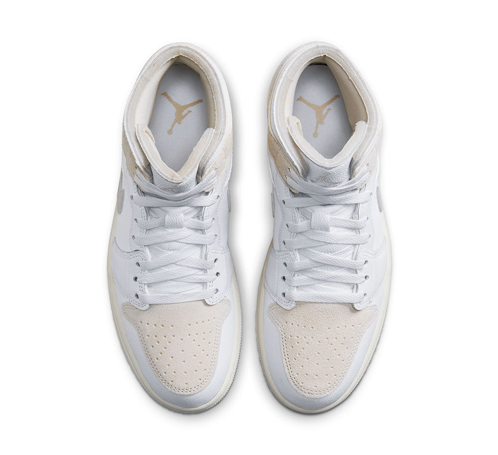 AIR JORDAN 1 MID SE CRAFT Sneakers - Men's Basketball Shoes for Casual Wear & Street Style - Perfect for Sports, Gym, and Everyday Fashion