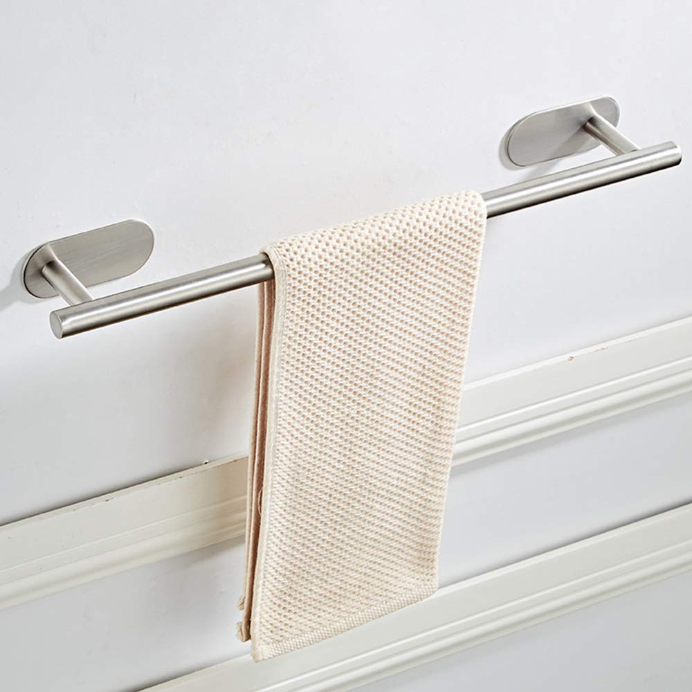 Premium 304 Stainless Steel 3-Piece Bathroom Accessory Set - Single Paper Towel Holder & Ring (15.7 Inch, Silver) for Home, Hotel & Commercial Use - Rustproof & Durable Bathroom Organization Solution