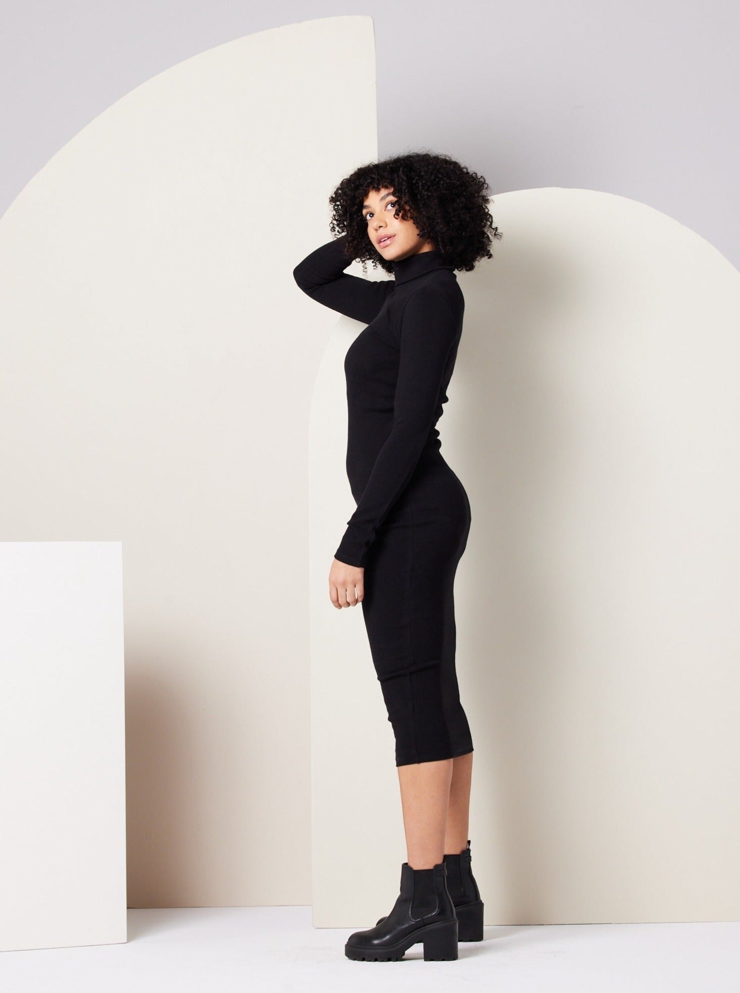 Faye Dress - Elegant Black Women's Dress for Casual & Evening Wear | Perfect for Parties, Dates & Office Outfits