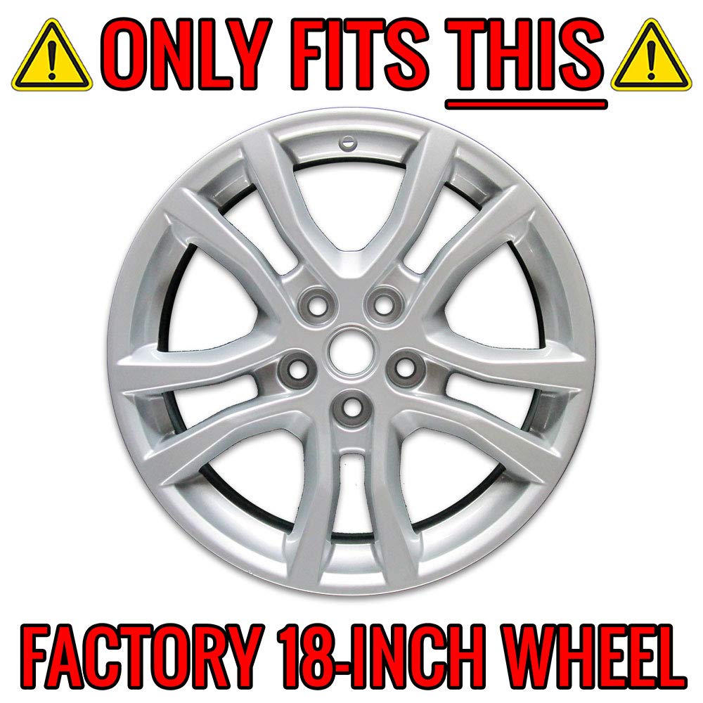 Gloss Black 18-Inch Wheel Skin Overlays for 2013-2015 Chevy Camaro - Perfect for Car Customization & Style Enhancement