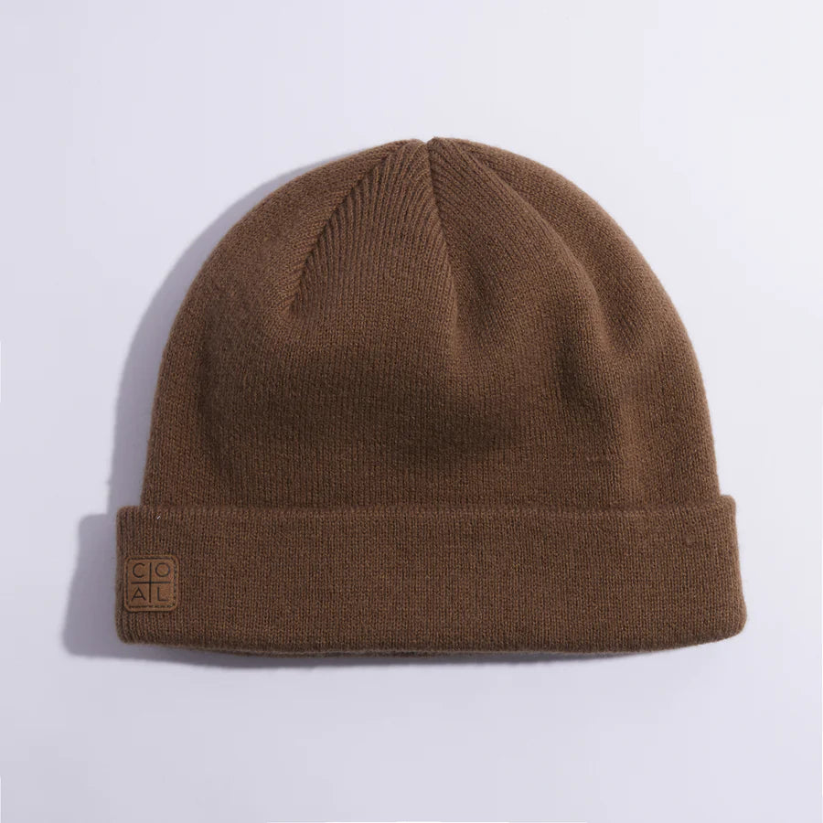 Coal 2024 Harbor Beanie - Dirt Brown Winter Hat for Men & Women | Warm Knit Skull Cap for Outdoor Activities, Hiking, and Cold Weather