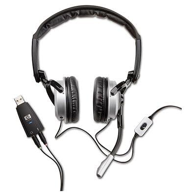 HP KJ270AA Premium Digital Headset with Noise Canceling Mic - USB Computer Headset for Gaming, Online Meetings & Remote Work (Compatible with PC/Mac)