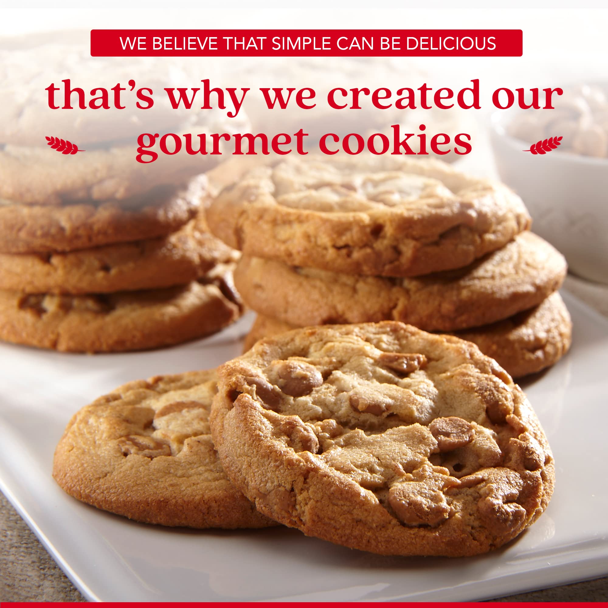 Fresh Baked Peanut Butter Cookies 2lbs - No Preservatives - Perfect for Gifts & Parties