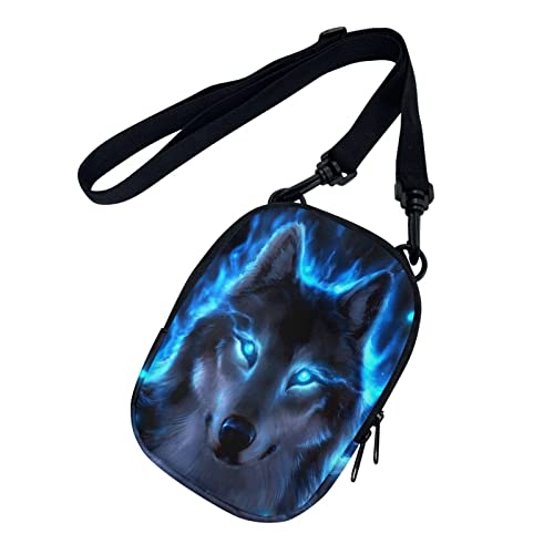 Neon Blue Wolf