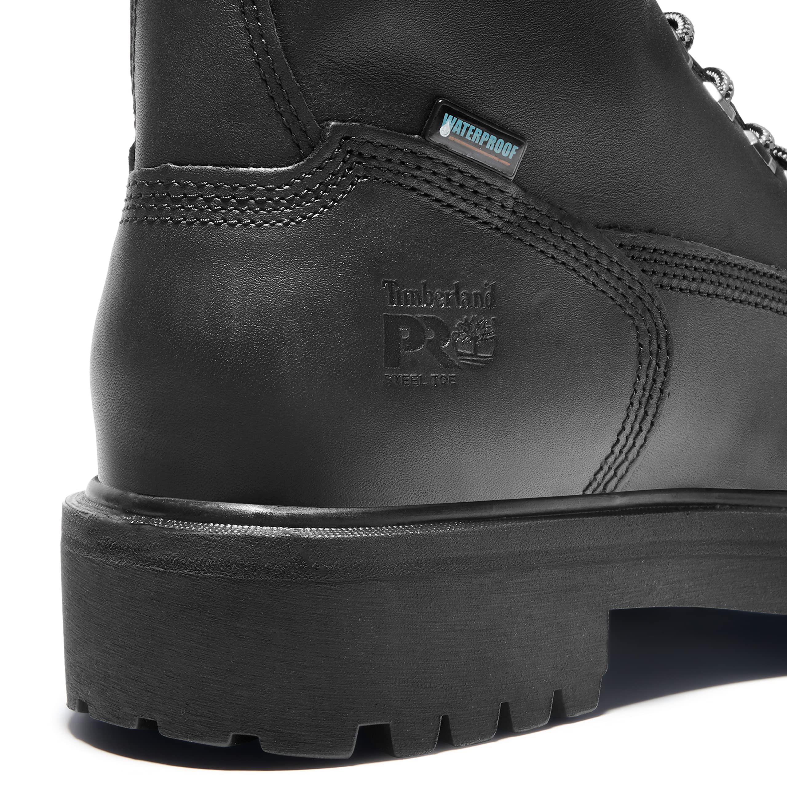 Timberland PRO Men's 6-Inch Steel Toe Waterproof Work Boots - Insulated Safety Shoes for Construction, Hiking & Outdoor Work